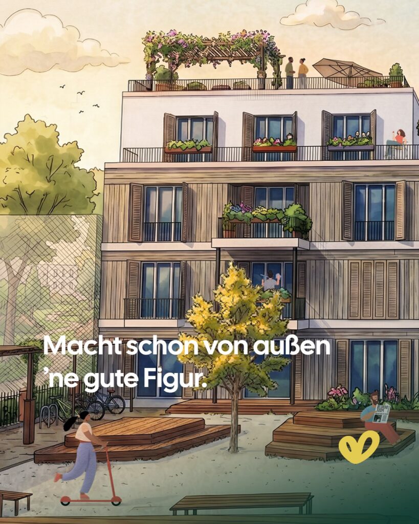 Betonwüste? Nicht mit uns. Det Kiezgen wird ’ne echte Oase! 🌿 🏢

Von der Dachterrasse bis zum Innenhof: Hier wird's ordentlich grün, damit du mitten in der Stadt perfekt entspannen kannst.

Bock uff ’ne eigene Wohnung, wo der Urlaub direkt schon zuhause anfängt? Dann quatsch am besten mal mit Jens. Der kann dir alles erzählen, wat du wissen musst. 
Den Link findest du in der Bio.👆